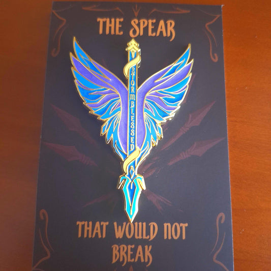 "The Spear That Would Not Break" Enamel Pin (LIMITED EDITION)