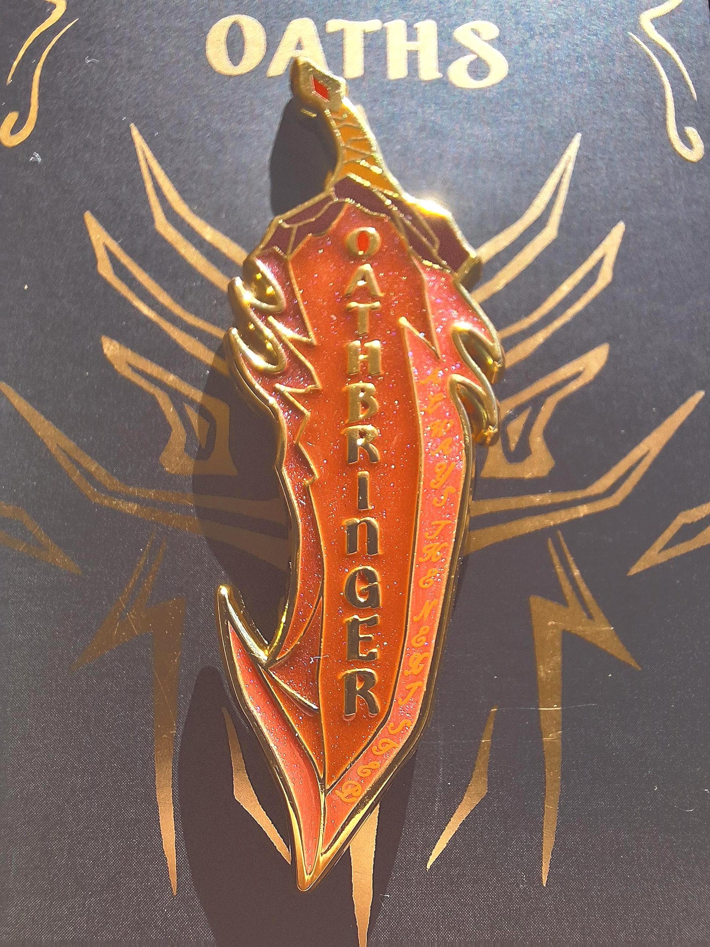 Oathbringer Shardblade Enamel Pin (POST-PURCHASE)