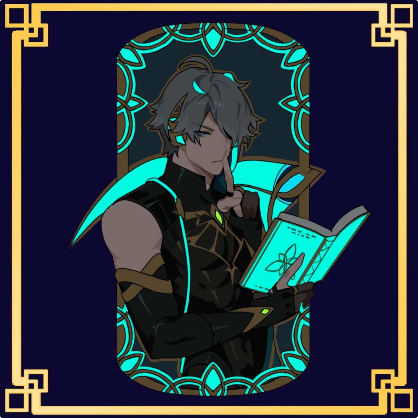 Alhaitham Glow-in-Dark Enamel Pin