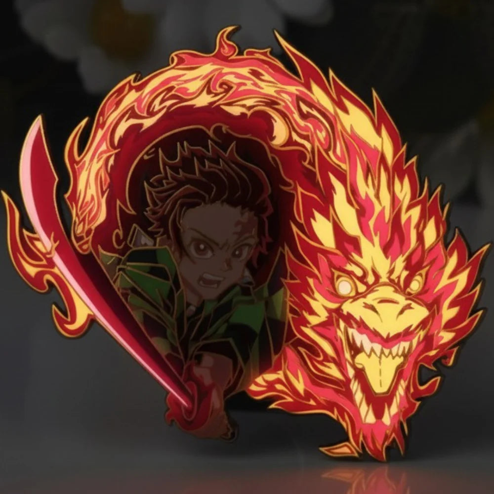 Tanjiro Glow-in-Dark Enamel Pin