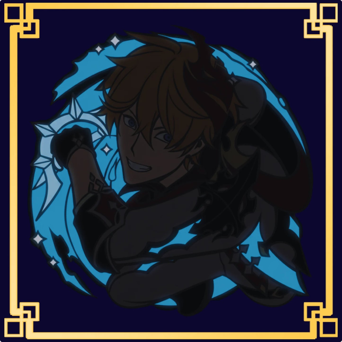 Childe Glow-in-Dark Enamel Pin