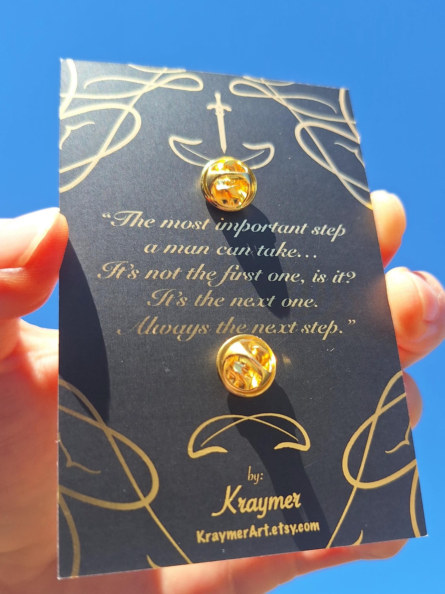 Oathbringer Shardblade Enamel Pin (POST-PURCHASE)