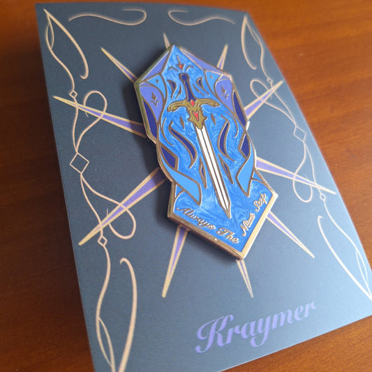 (SOLD OUT) Stormlight Archive Oath Sword Enamel Pin (LIMITED EDITION)