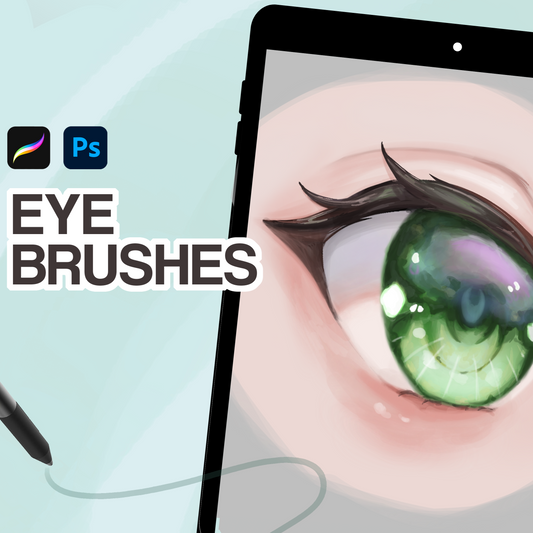 Chinese Eye Tutorial Brushes