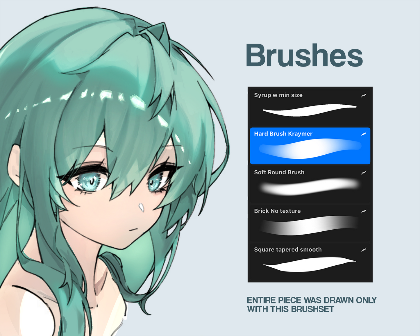 Chinese Hair Tutorial Brushes