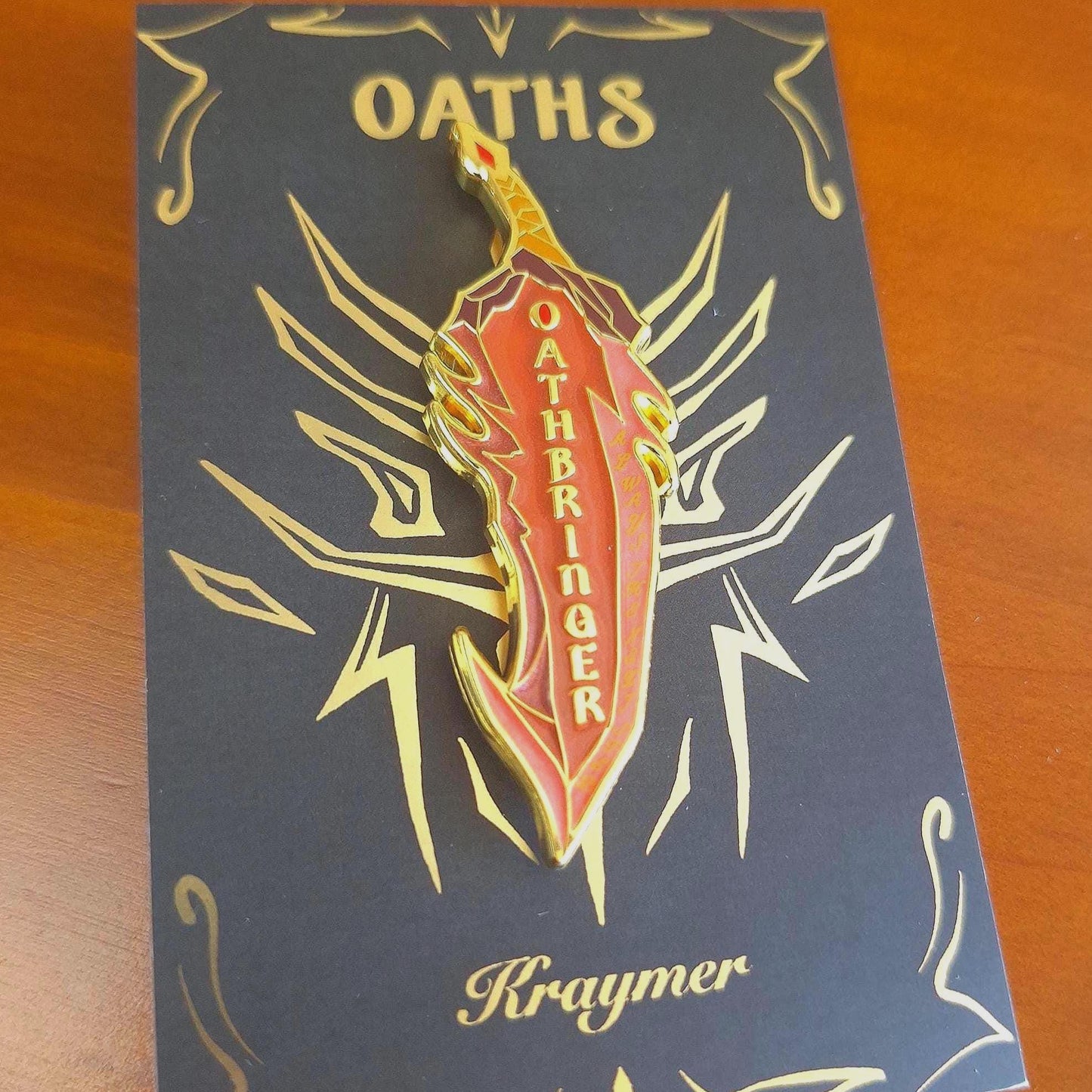 Oathbringer Shardblade Enamel Pin (POST-PURCHASE)