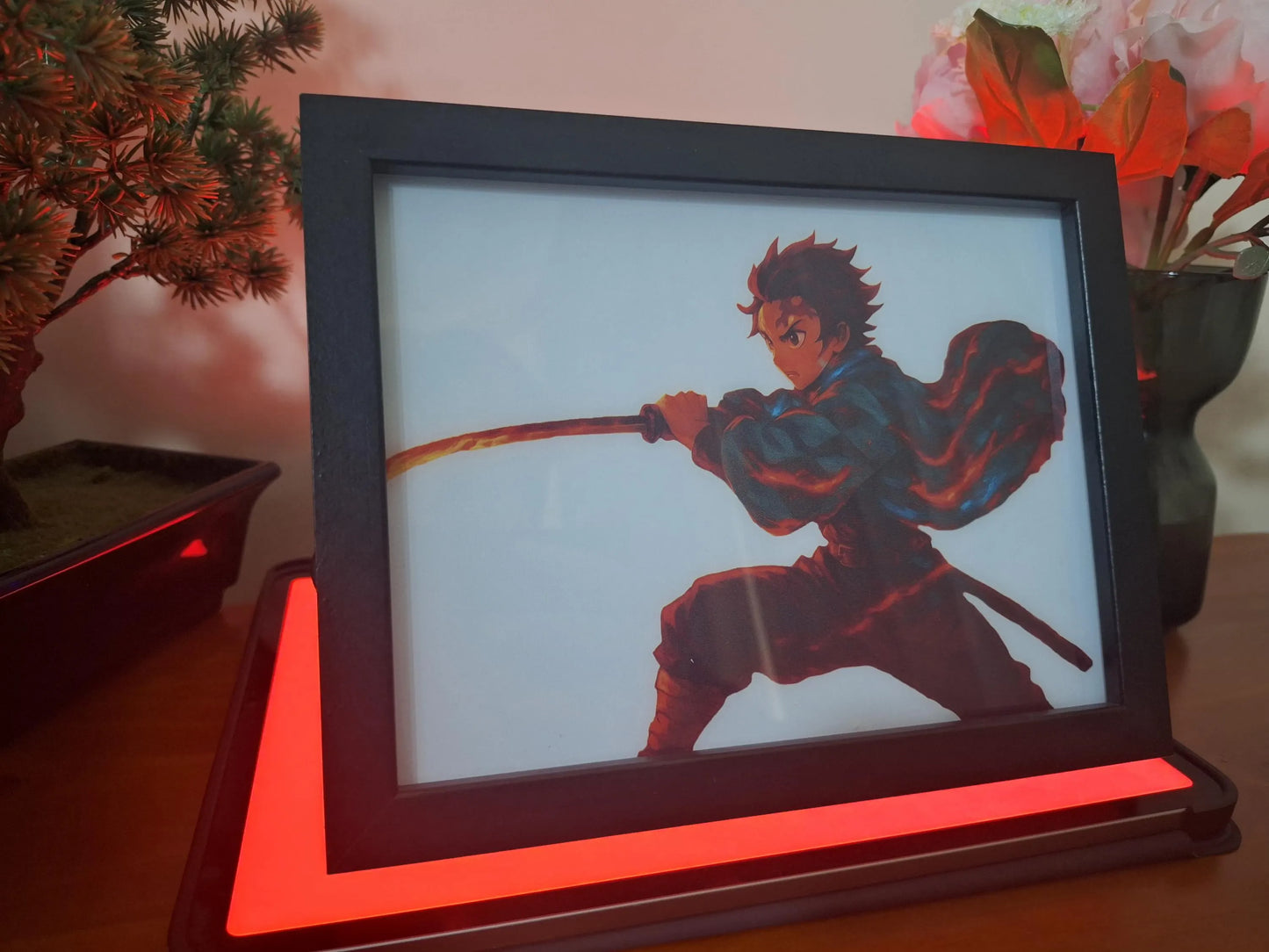 Tanjiro Demon Slayer Light Painting