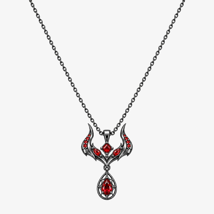 Malevolent Necklace in Royal Black