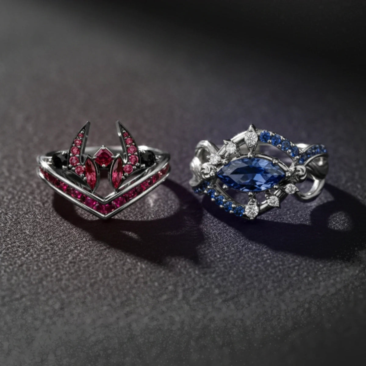 A selection of Kraymer Art jewelry designs