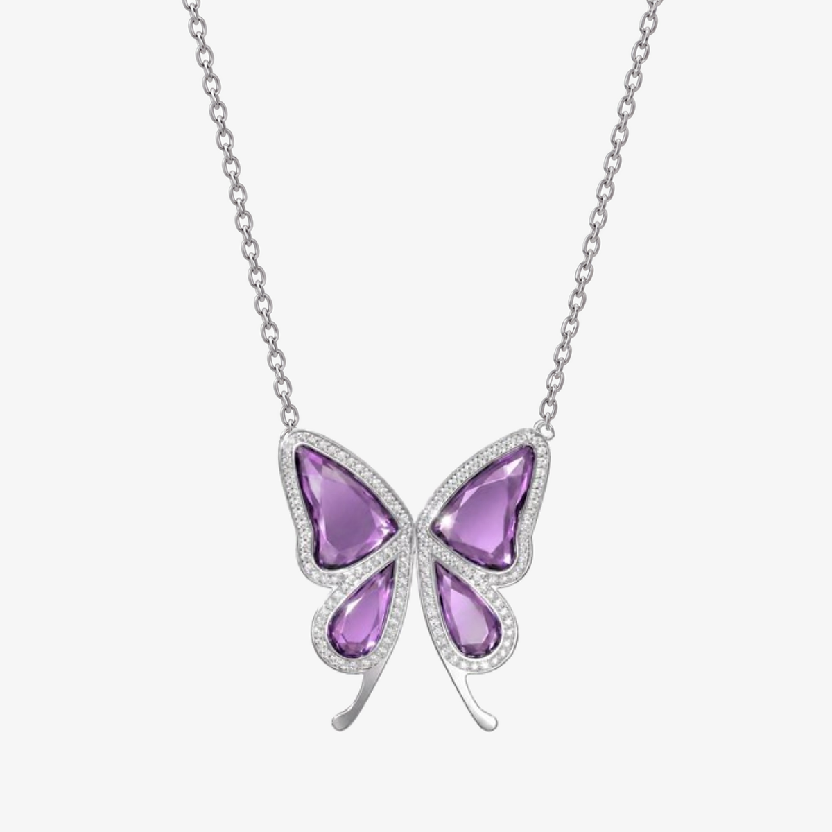 Butterfly Hashira Necklace front background fixed
