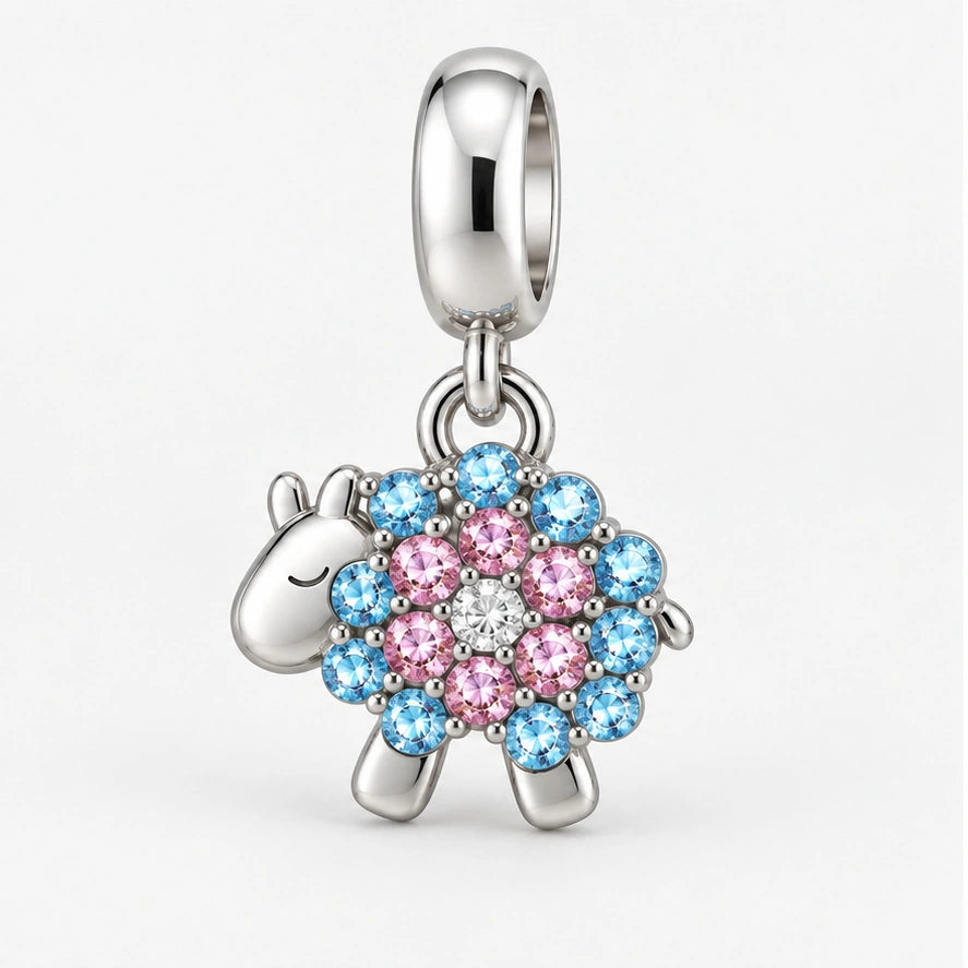 Trans Pride Sheep Charm hero view