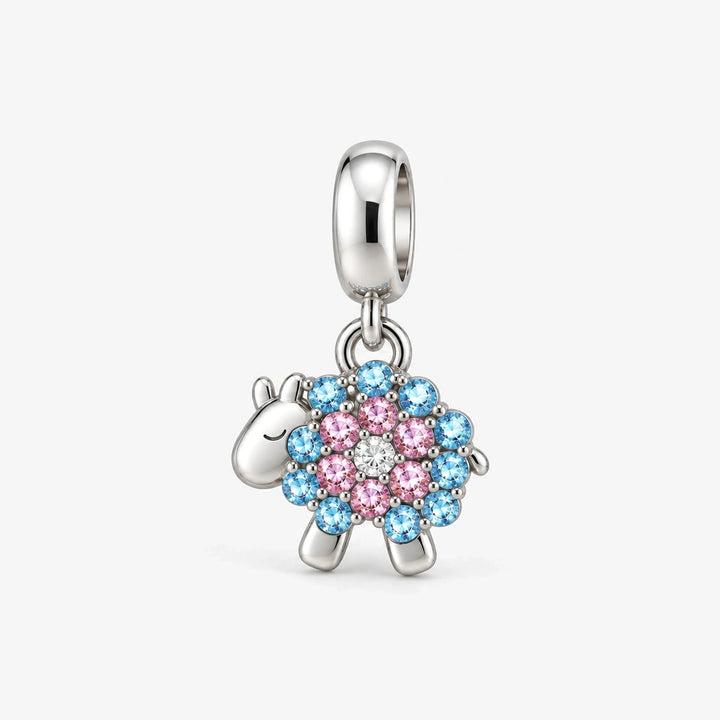 Trans Pride Sheep Charm