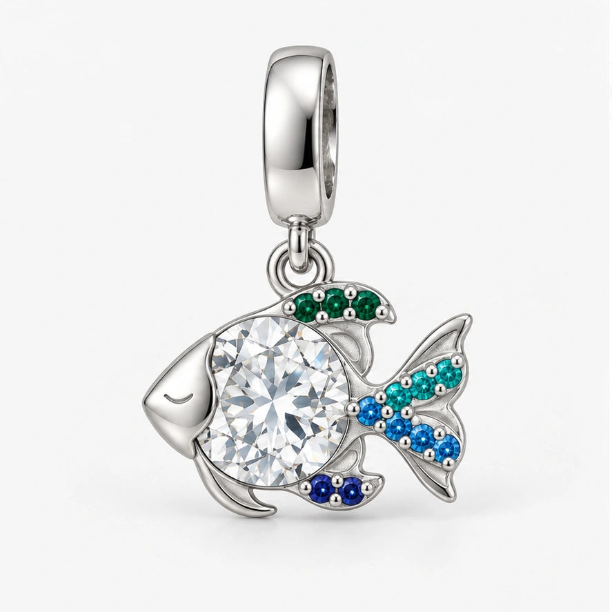 Gay Men's Pride Fish Charm hero view