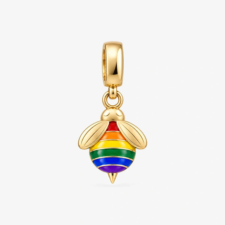 Pride Bee Charm