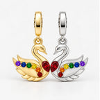 Rainbow Pride Swans Charms hero view