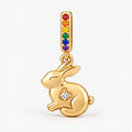 Rainbow Pride Bunny Charm hero view