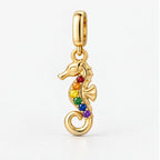 Rainbow Pride Seahorse Charm hero view