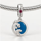 Water Hashira Charm on bracelet view
