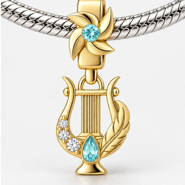 Venti Charm on bracelet view