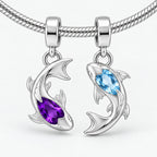Six Eyes and Cursed Spirit Koi Charms on bracelet view