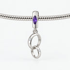 Pure Love Charm on bracelet view