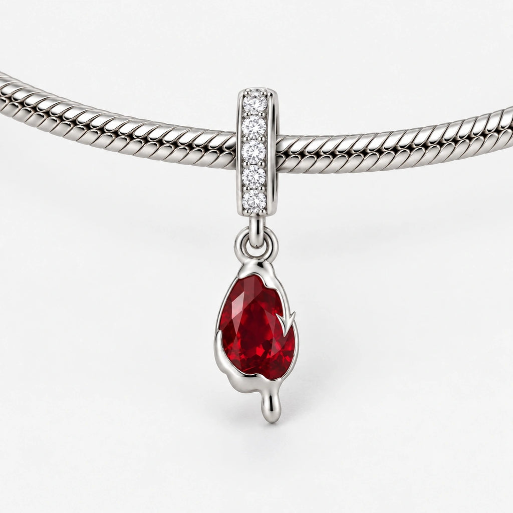 Blood Manipulation Charm on bracelet view