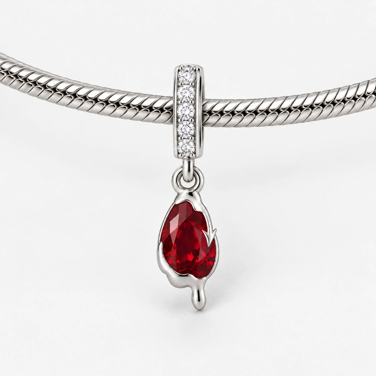 Blood Manipulation Charm on bracelet view