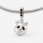 Panda Charm on bracelet view