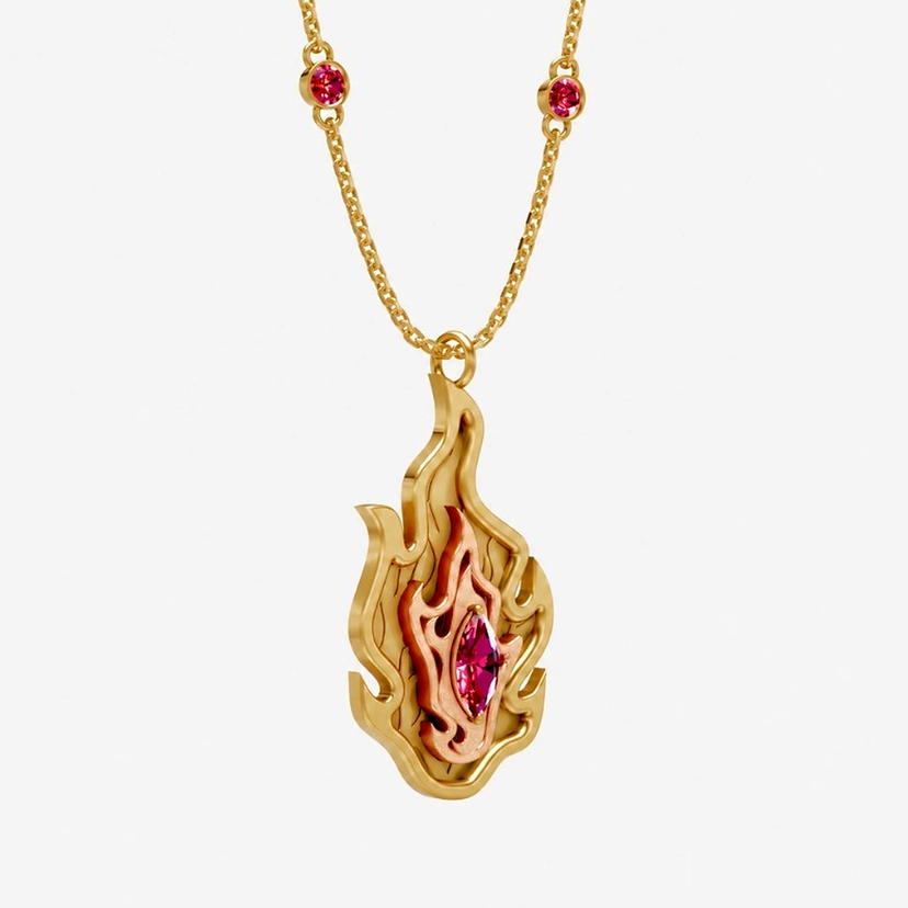 Flame Hashira Necklace new image 2