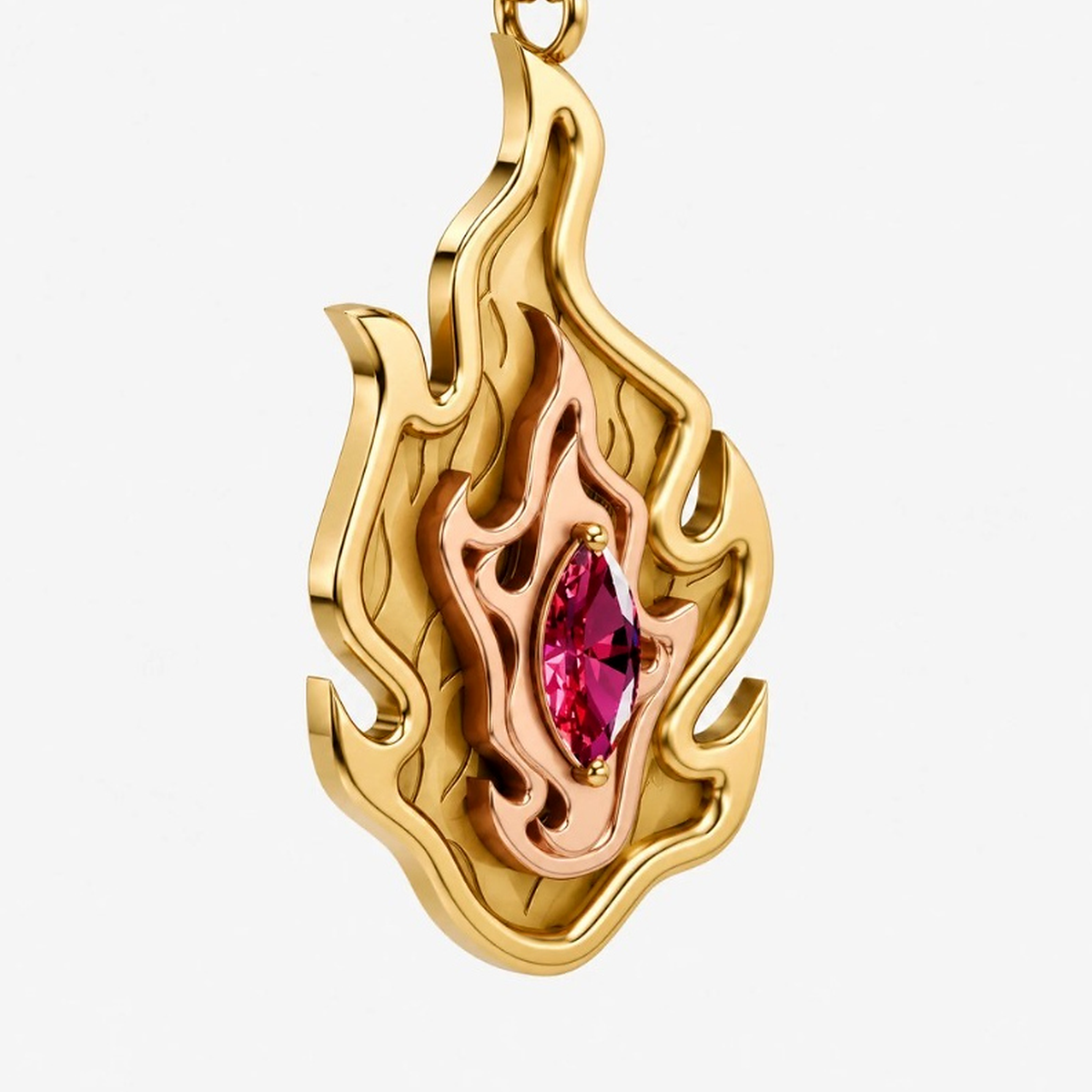 Flame Hashira Necklace new image 3