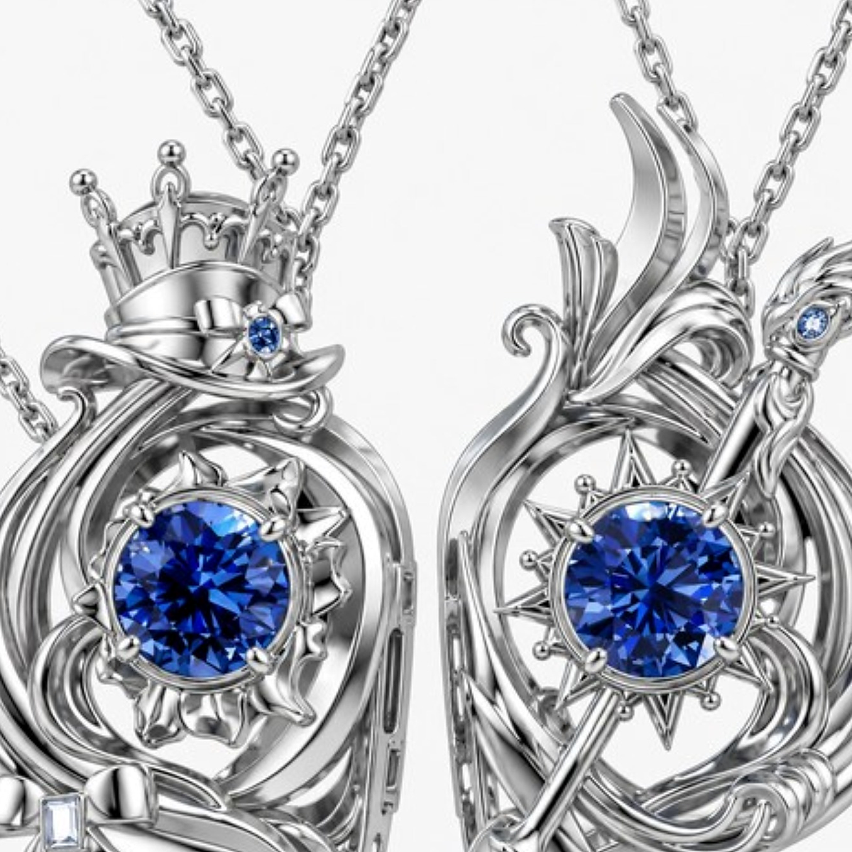 Furina and Neuvillette Necklace detail 2
