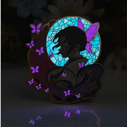 Shinobu Glow-in-Dark Enamel Pin