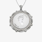 Personalised Baby Footprint Pendant