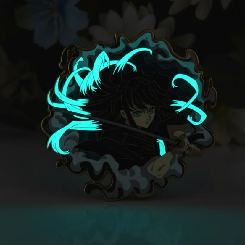 Mist Hashira Glow-in-Dark Enamel Pin