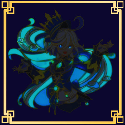 Furina Glow-in-Dark Enamel Pin