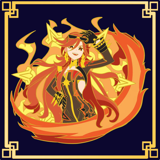 Mavuika Glow-in-Dark Enamel Pin