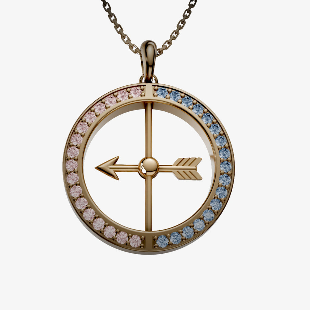 Spinning Arrow LGBTQ Necklace [Pre-order]