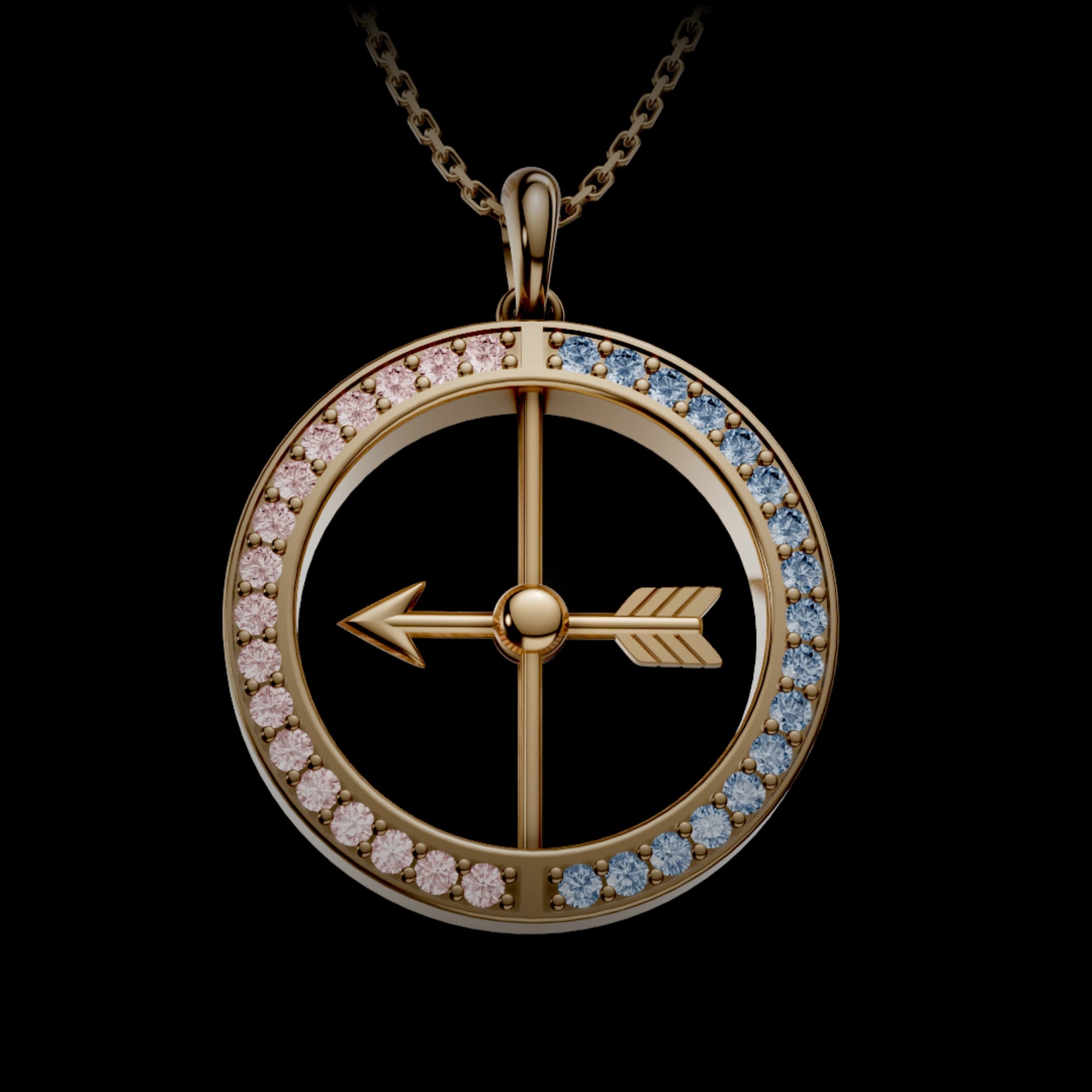 Spinning Arrow LGBTQ Necklace [Pre-order]