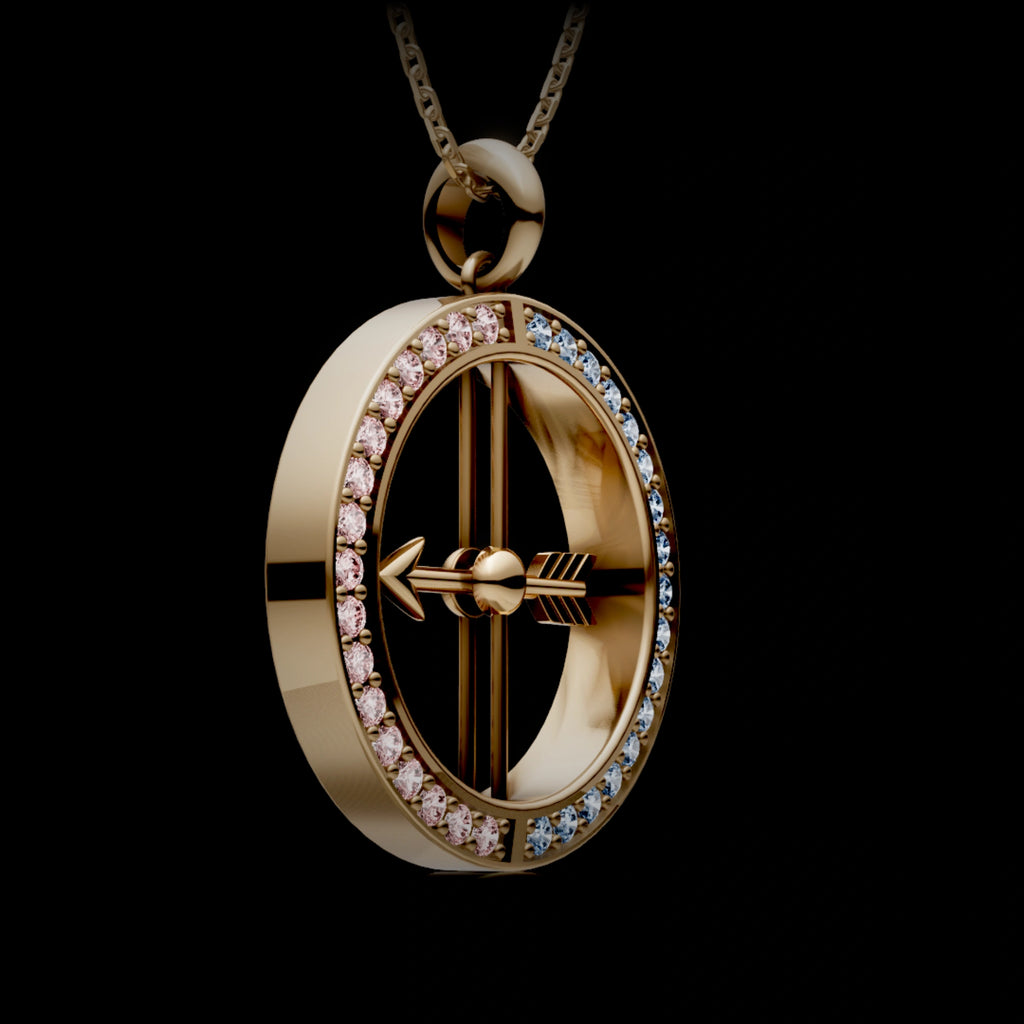 Spinning Arrow LGBTQ Necklace [Pre-order]