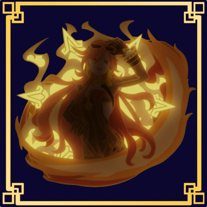 Mavuika Glow-in-Dark Enamel Pin