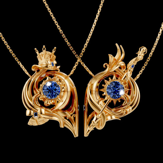 Furina and Neuvillete Necklace