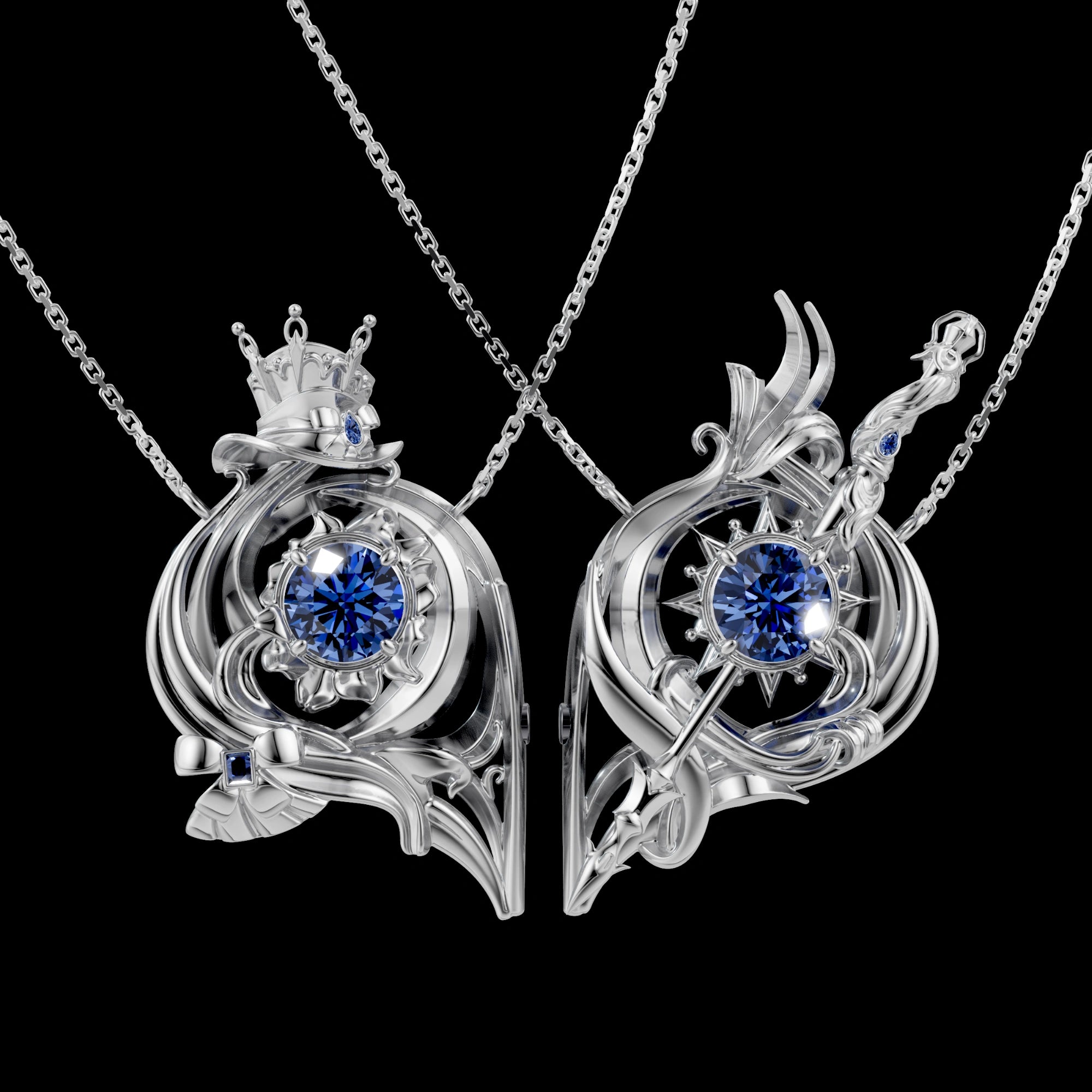 Furina and Neuvillete Necklace