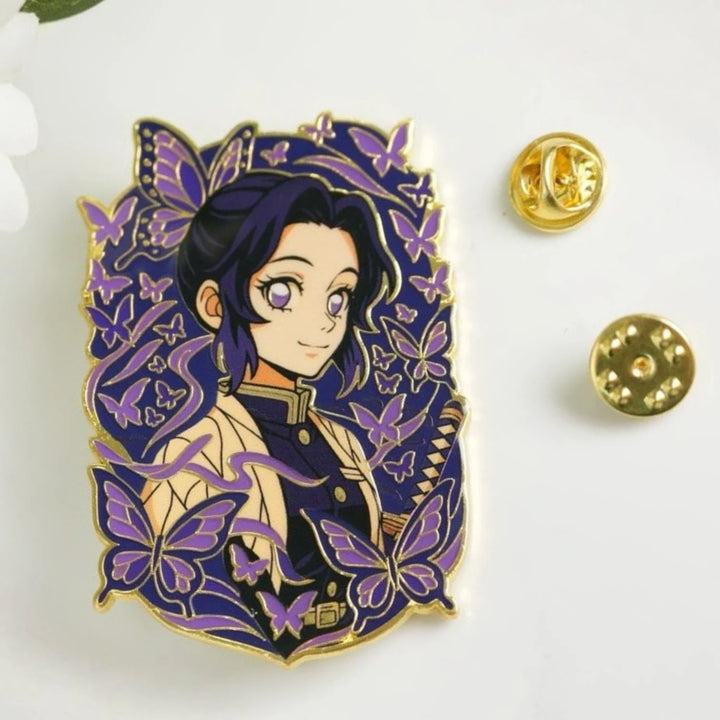Secret Butterfly Hashira Enamel Pin
