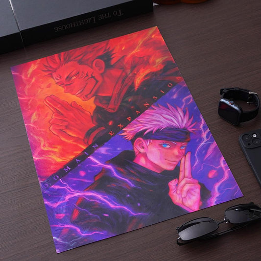 3-IN-1 Jujutsu Kaisen 3D Poster