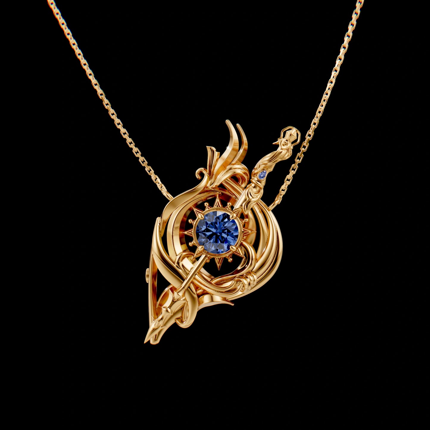 Furina and Neuvillete Necklace