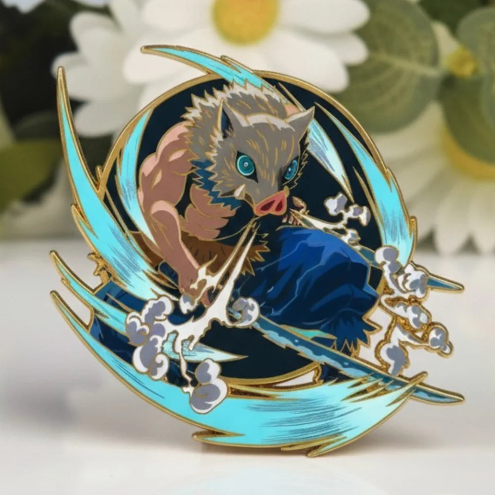 Inosuke Glow-in-Dark Enamel Pin