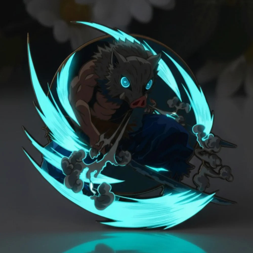 Beast Breathing Glow in the Dark Enamel Pin