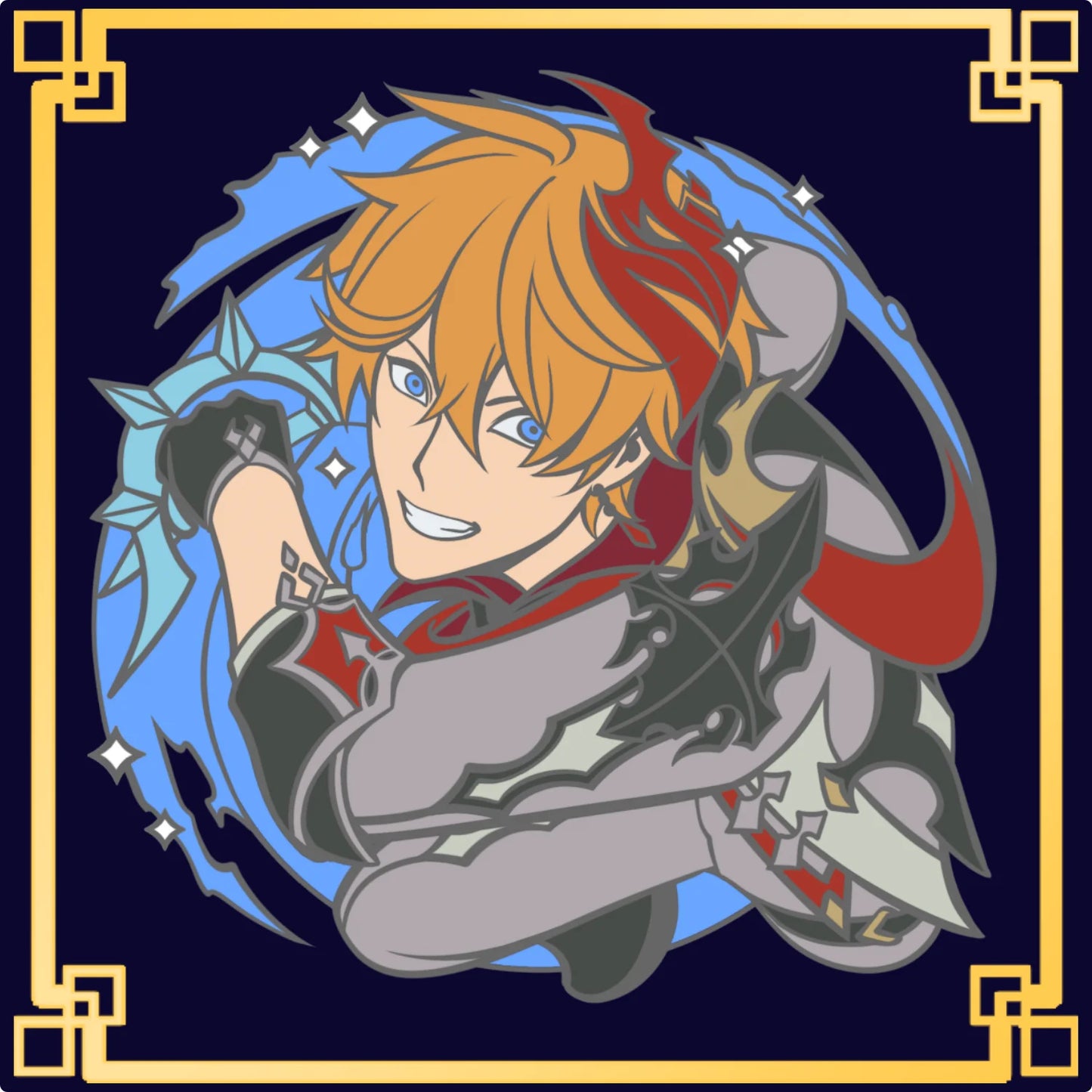 Childe Glow-in-Dark Enamel Pin