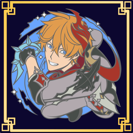 Childe Glow-in-Dark Enamel Pin