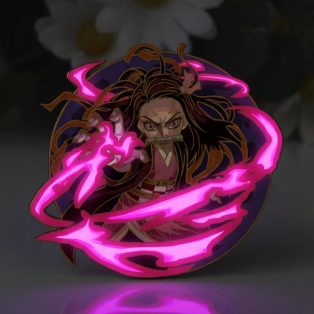 Blood Demon Glow in the Dark Enamel Pin